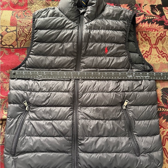 Polo Ralph Lauren Performance Water-Repellent Black Puffer Down Jacket Vest - Picture 2 of 5